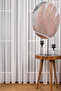 Tulle Curtain Plain Simple Patternless Tulle Curtain Suitable for All Rooms Linen Non-Wrinkle Bamboo Ttm Tight Pleat - 5
