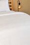 White Pearl Duvet Cover Set Single - Microfiber Striped 98Tel - 6