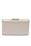 Skin Nude Color Silver Case Satin Evening Dress Bag Evening Bag Handbag - 3