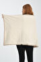 Piping Shoulder Shawl, Stylish and Comfortable Shoulder Shawl Suitable for Reversible Use, Knitwear Shoulder Shawl, Women's Shoulder Shawl. - 8
