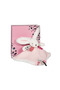 Pink Rabbit Sleeping Companion with Gift Box 25 cm