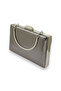 Wedding/Engagement Evening Dress Bag – Metallic, Wrinkled Leather, Evening |   Platinum Anthracite Grey - 4