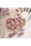 Mini Tulle Pompom Banner - Dark Lilac - 2