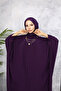 فستان حجاب طويل بأزرار وياقة نسائية - 2