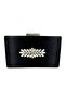 Black Satin Evening Dress Bag with Silver Case - Night and Portfolio Sofa Set