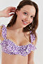Daisy Frill Underwire Ruffle Bikini Top - 2