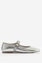 Deri̇club Women's Babet Round Toe Casual Shoes Real Leather Zy 1530 Lame - 3