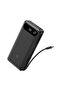 20.000 mAh Powerbank, Taşınabilir Şarj Cihazı, 87W, Dahili USB-C Kablosu, Siyah - A1383