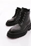Women's black nappa genuine leather boots 315422453 - 4