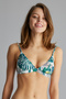 Avocado Verde Triangle Fit Bikini Top - 2