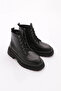 Women's black nappa genuine leather boots 315422453 - 2