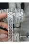 Iron-On Silver Color Decorative Strip Clothing Accessory Applique Hobby