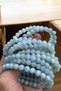 Aquamarine Bracelet Aquamarine Stone Bracelet Flexible String Fits Any Wrist Natural Stone Bracelet - 3