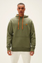 Men's sweatshirt khaki 22.02.12.037 blaze hoodie