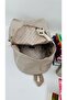 luxury Crinkle Fabric - High School Junior High School Backpack, Bergamo with Keychain Gift - 3