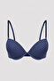حمالة صدر Wombra Essentials Push Up مدعومة باللون الأزرق الداكن - 5