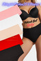Pack of 5 High Waist Bato Large Size Cotton Combed Lycra Panties