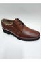 Tan Leather Classic Men's Shoes - Shoes Genuine, Rubber Sole and Laces - 2