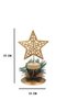 Gold Star Figured Candle Holder 15 cm - 4