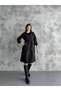 Asur Boutique Women's Belted Midi Length Trench Coat (The product is wide cut.Buy one size small.) - 6