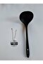 İvory Non-Barning Non-Stecking Black Kevgir Spatula Clip Set of 3 - 3