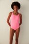 Μαγιό Neon Pink Basic Sport - 4