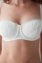 Bloom Pearl Underwire White Lifting Bra - 3