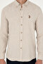 Men's Beige Long Sleeve Basic Shirt 50293980 -Vr011 - 6