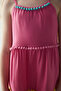 Girl's Colorful Pompom Dress - 4