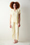 Base Spring Yellow Button Shirt Pants Pajama Set
