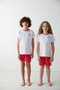 Unisex Children's Pastel Printed Pajama Set - 3