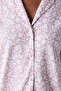 Cotton Dreamy Dried Rose Pink Buttoned Shirt Pants Pajama Set - 4