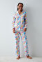 Hello Kitty Patterned Colorful Shirt Trousers Pajama Set - 4