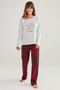 Family Red Gingham Pajama Set