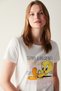 Tweety Multicolored Pajama Set with Shorts - 4