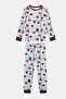 Cotton Boy's Hedgedog 2-Piece Multicolor Pajama Set - 3