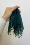Green Crystal Glass Beaded Bride Groom Handkerchief, 5 Pieces, Wedding Henna Circumcision Engagement Halay Bridesmaid Gift - 4