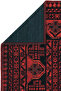 سجادة حمراء خاصة منسوجة من الشانيل بنمط أفغاني عرقي أصيل لغرفة المعيشة - 5