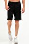 Black Regular Cotton Side Pocket Men's Shorts Xe0147 - 3