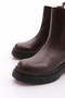 Women's Stretch Detailed Boots Brown Genuine Leather 62162453 - 4