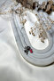 Steel Necklace Travel Lovers Paris Eiffel Tower Glasses Camera Design Silver Color - 5