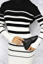 6107 Turtleneck Knitwear Dress Black - 3
