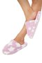 Closed Front Star Printed Plush Women's House Slippers Lilac