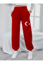 Ataturk Signature Moon Star Printed Red Sweatpants Unisex Oversize Sweatshirt 29 October