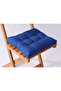 Bistro Kitchen Garden Chair Cushion with Backrest Cobalt Blue (Cushion and Back Mattress) - 3