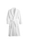White Color 100% Cotton Fabric Shawlak Model Otel Bathrobe (L-Xl-2Xl) 1000 Grams - 2