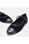 Big Number Genuine Leather Suede Ballet 41-42-43-44-Black Suede - 8