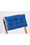 Bistro Kitchen Garden Chair Cushion with Backrest Blue (Cushion and Backrest Cushion) - 2