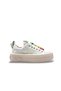 Foershadow High-Sole Emoji and Stone Detailed Beige Color Women's Sneaker Sports Shoes - 2