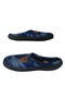 Men's Navy Blue-Blue-Black Patterned Orthopedic Sole Daily Indoor Slippers Gzeer202-302